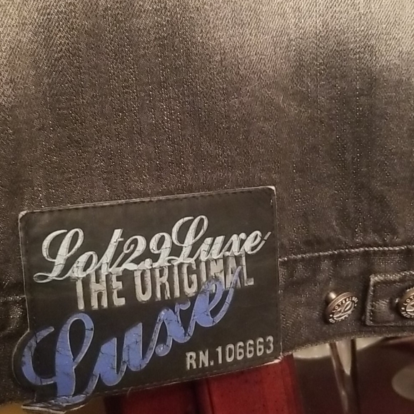 Nwot LOT 29 LUXE Denim Jacket - Picture 6 of 13
